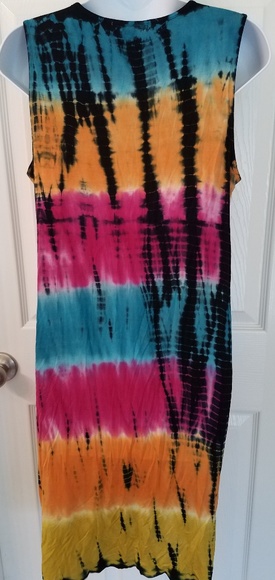 Multi colored summer dress - Picture 2 of 2